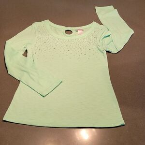 Justice sz 10 bedazzled tunic long sleeved